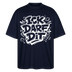 ICK DARF DIT-Oversized Unisex Bio T-Shirt mit Berliner Schnauze Spruch - Navy