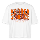 KODDERSCHNAUZE - Frauen Boxy Bio-T-Shirt - Weiß