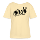 Berlin Shirt-NÜSCHT FÜR SCHWACHE NERVEN-Rundhals Frauen Bio-T-Shirt - Creme