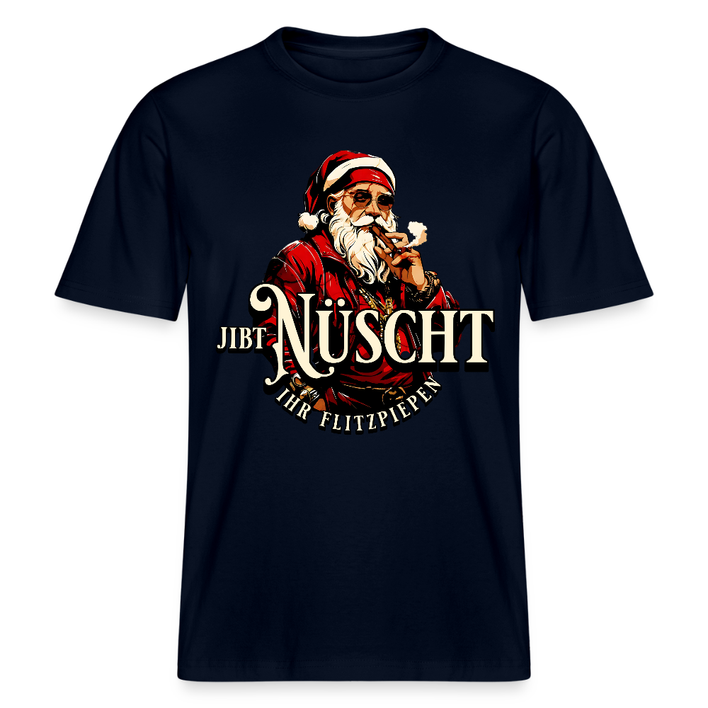 JIBT NÜSCHT IHR FLITZPIEPEN - Relaxed Fit Unisex Bio-T-Shirt - Navy