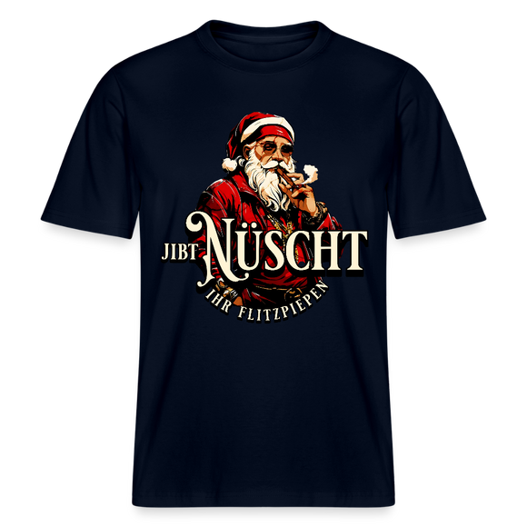 JIBT NÜSCHT IHR FLITZPIEPEN - Relaxed Fit Unisex Bio-T-Shirt - Navy