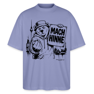 MACH HINNE – Berlin Souvenir -Oversized Unisex Bio T-Shirt - Violett