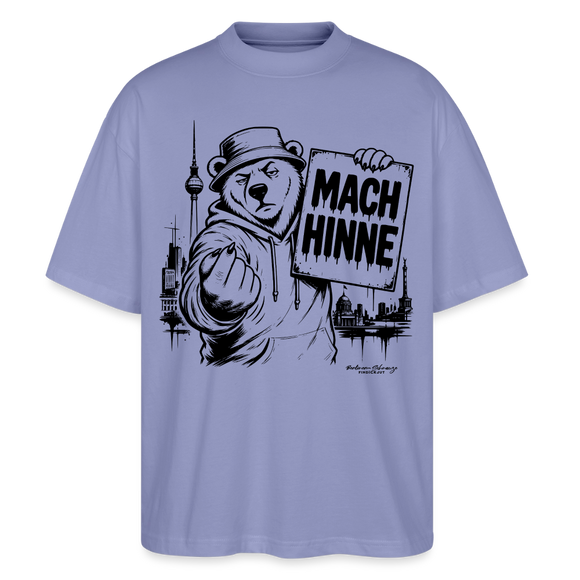 MACH HINNE – Berlin Souvenir -Oversized Unisex Bio T-Shirt - Violett