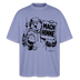 MACH HINNE – Berlin Souvenir -Oversized Unisex Bio T-Shirt - Violett