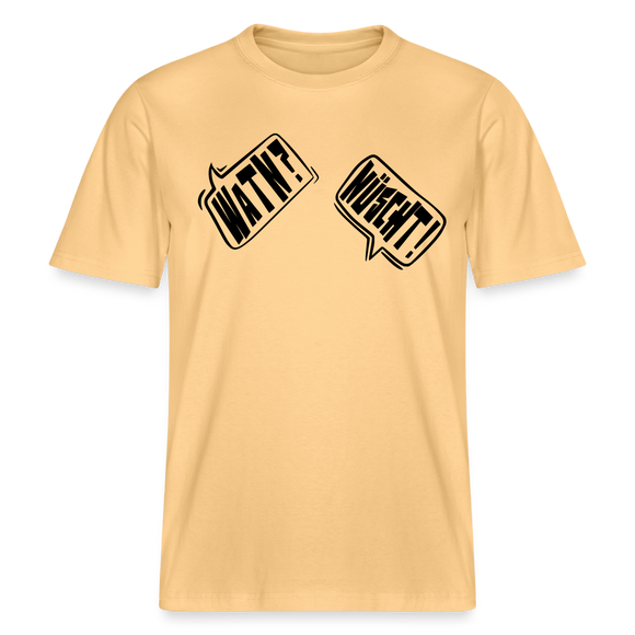 WATN? NÜSCHT!-Relaxed Fit Unisex Bio-T-Shirt - Hellgelb