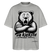 Da kiekste, wa?-Oversized Unisex Bio T-Shirt - Grau meliert