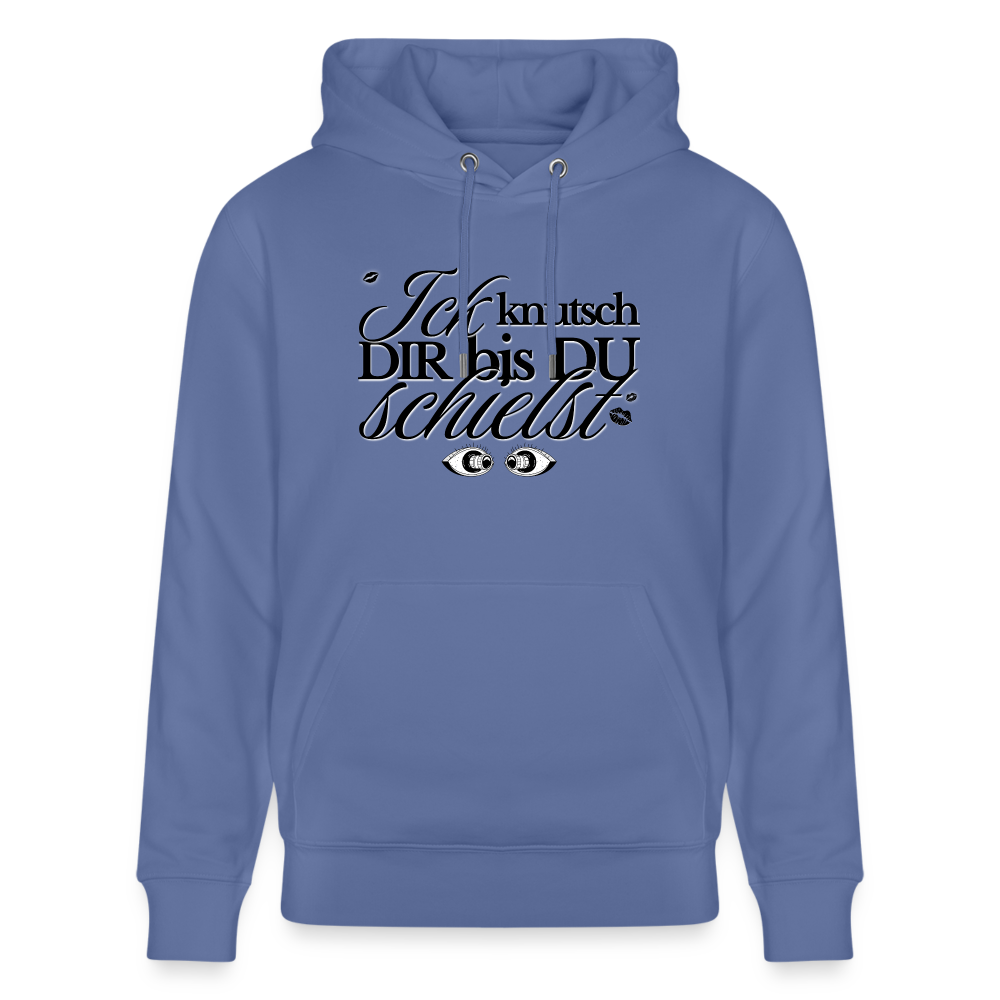 ICK KNUTSCH DIR - Unisex Bio-Hoodie - Blau