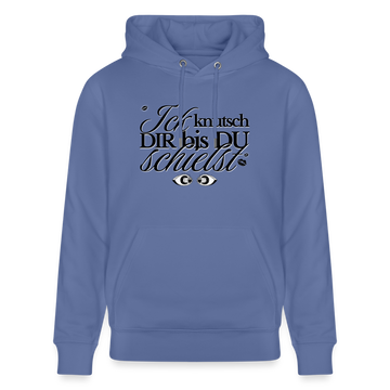 ICK KNUTSCH DIR - Unisex Bio-Hoodie - Blau