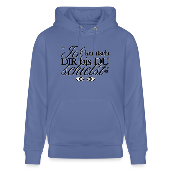 ICK KNUTSCH DIR - Unisex Bio-Hoodie - Blau