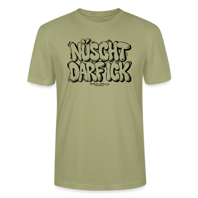 Berlin Shirt-NÜSCHT DARF ICK-Unisex T-Shirt - Nebelgrün