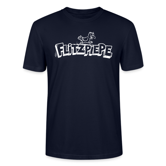 Dit Berlin Shirt-FLITZPIEPE-Unisex T-Shirt für leicht verpeilte Vögel - Navy