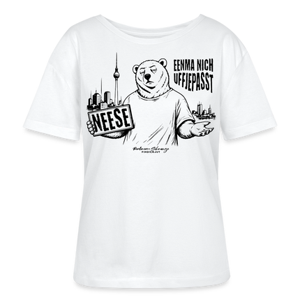 Dit Berlin Souvenir-NEESE-Rundhals Frauen Bio-T-Shirt - Weiß