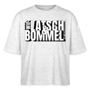 WIE LATSCH UND BOMMEL - Frauen Boxy Bio-T-Shirt - Weiß meliert