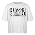 WIE LATSCH UND BOMMEL - Frauen Boxy Bio-T-Shirt - Weiß meliert