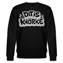 DIT IS KNORKE-Unisex Bio-Sweatshirt mit echt Berliner Schnauze - Schwarz