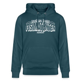 Berliner Spruch-FISIMATENTEN-Unisex Bio-Hoodie II - Dunkles Petrol