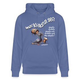 WAT KIEKSTN SO?-Unisex Bio-Hoodie II - Blau