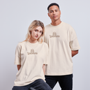 LAUBENPIEPER-Unisex Oversize Bio-T-Shirt - Naturweiß