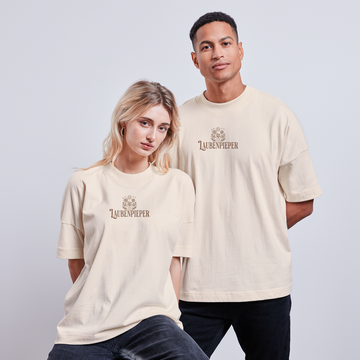 LAUBENPIEPER-Unisex Oversize Bio-T-Shirt - Naturweiß