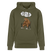 Berliner Bär mit Berliner Schnauze-JEH MIR NICH UFFN SENKEL-Unisex Bio-Hoodie - Khaki Grün