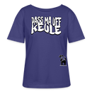 PASS MA UFF KEULE-Rundhals Frauen Bio-T-Shirt - Dämmerung