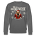JIBT NÜSCHT-Unisex Bio-Sweatshirt-Berliner Bär Weihnachten - Anthrazit