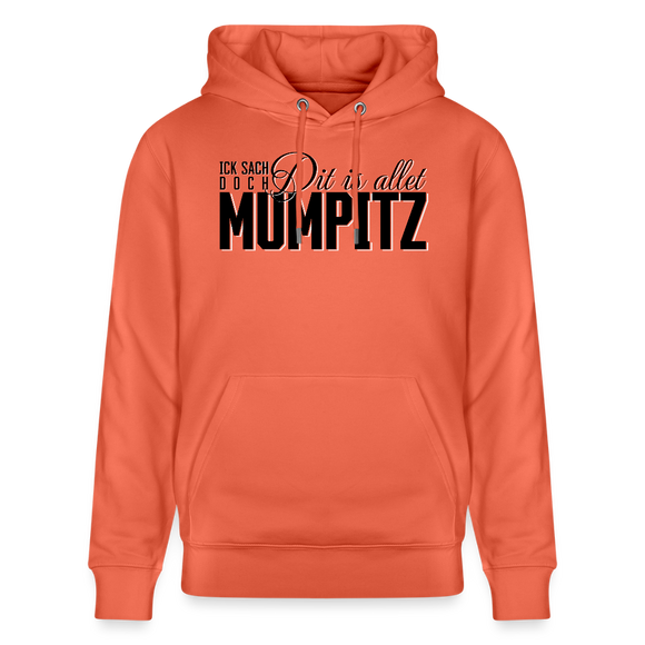MUMPITZ-Unisex Bio-Hoodie - Hellrot