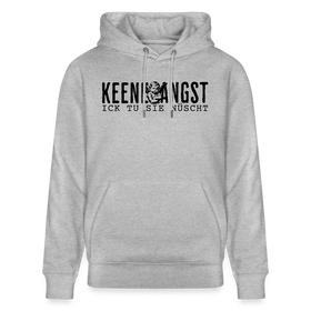 ICK TU SIE NÜSCHT - Unisex Bio-Hoodie - Grau meliert