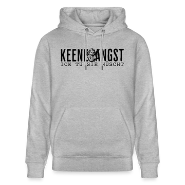 ICK TU SIE NÜSCHT - Unisex Bio-Hoodie - Grau meliert