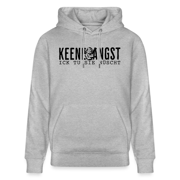ICK TU SIE NÜSCHT - Unisex Bio-Hoodie - Grau meliert