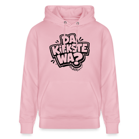 Berliner Spruch-DA KIEKSTE WA-Unisex Bio-Hoodie CRUISER - Hellrosa