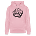 Berliner Spruch-DA KIEKSTE WA-Unisex Bio-Hoodie CRUISER - Hellrosa