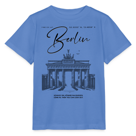 BERLIN-Kinder Bio T-Shirt - Blau
