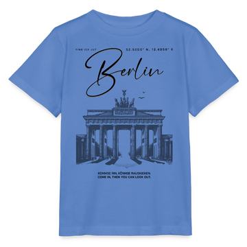 BERLIN-Kinder Bio T-Shirt - Blau