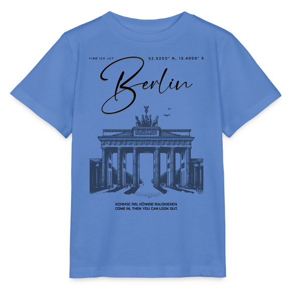 BERLIN-Kinder Bio T-Shirt - Blau
