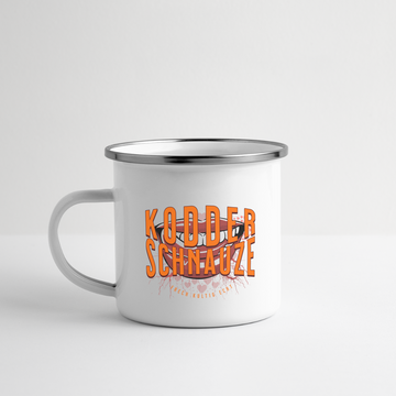 KODDERSCHNAUZE - Emaille-Tasse - Weiß