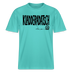 Dit Berliner Chaos Shirt-KLADDERADATSCH- RELAXED FIT Unisex Organic T-Shirt - Poolblau