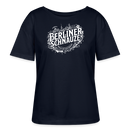 BERLINER SCHNAUZE-Rundhals Frauen Bio-T-Shirt - Navy