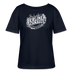 BERLINER SCHNAUZE-Rundhals Frauen Bio-T-Shirt - Navy