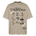 Sommer in Berlin-Oversized Unisex Bio T-Shirt - Steingrau