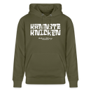 Berliner Schnauze - KANNSTE KNICKEN-Unisex Bio-Hoodie - Khaki Grün