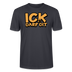 ICK DARF DIT - Unisex T-Shirt BIO - Dunkles Graublau