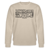 Berliner Spruch-schwarz umrandeter print-ICK WUNDER MIR ÜBER JAR NÜSCHT MEHR -Unisex Bio-Sweatshirt - Beige
