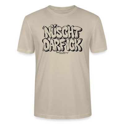 Berlin Shirt-NÜSCHT DARF ICK-Unisex T-Shirt - Beige