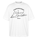 WIR SIND DIE GEILSTEN-Berlin26-Oversized Unisex Bio T-Shirt - Weiß