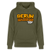 BERLIN ICK LIEB DIR - Unisex Bio-Hoodie - Khaki Grün