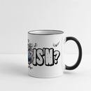 WAT IS'N?-Panoramatasse - Weiß/Schwarz