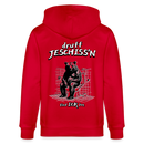 DRUFF JESCHISS'N-Unisex Bio-Kapuzenjacke - Rot