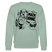 Berlin Sweatshirt mit Berliner Schnauze-MACH HINNE-Unisex Bio-Sweatshirt - Helles Graugrün