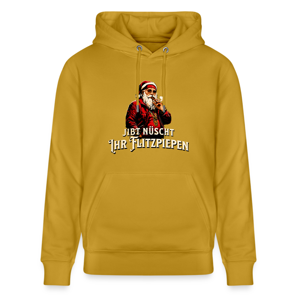 JIBT NÜSCHT IHR FLITZPIEPEN - Unisex Bio-Hoodie - Ocker